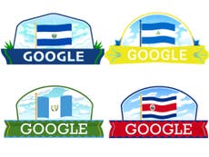 Google celebra bicentenario de independencia de Centroamérica con su Doodle del 15 de septiembre
