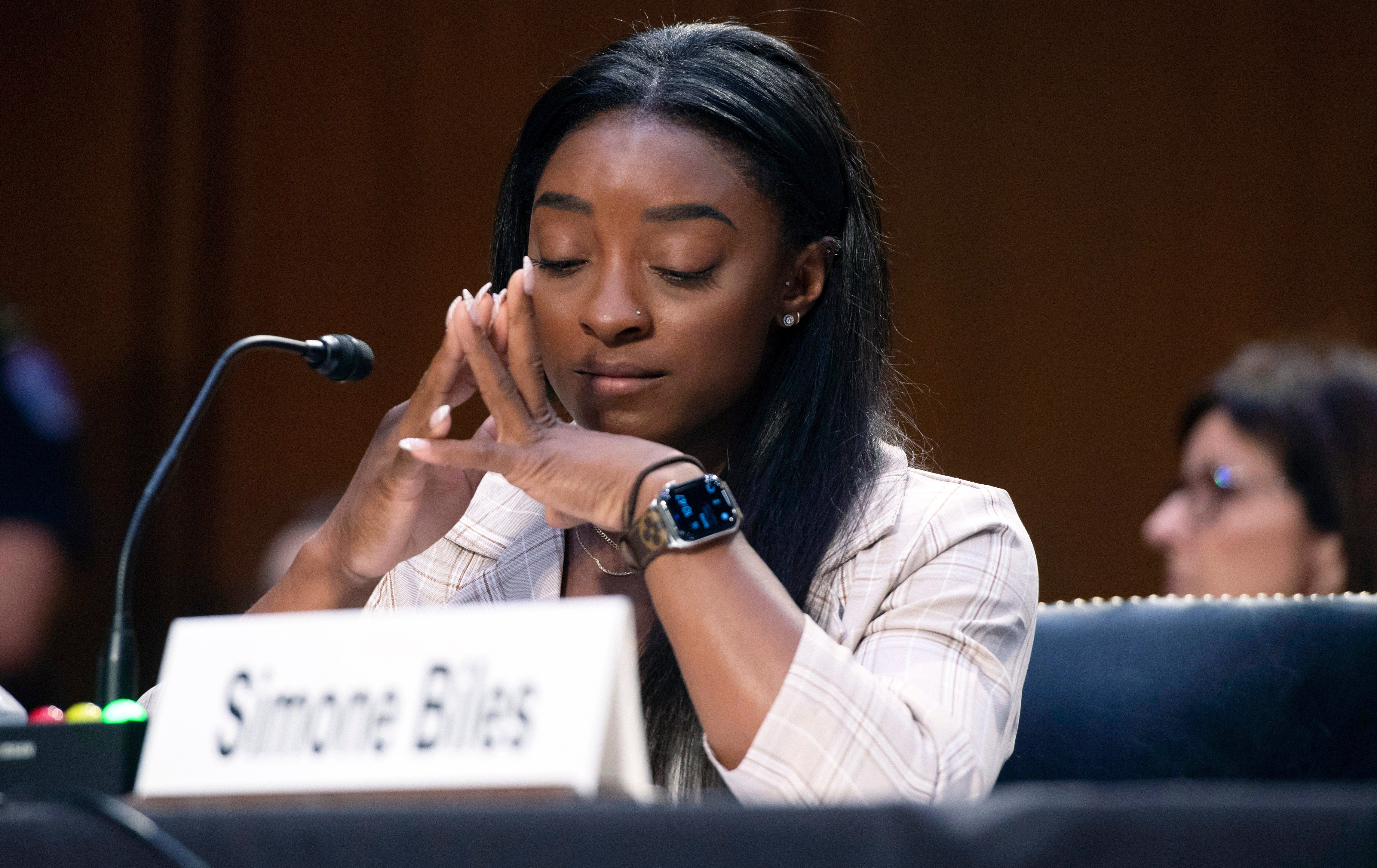 Simone Biles dice al Congreso “ya es suficiente” en casos de abuso contra Larry Nassar