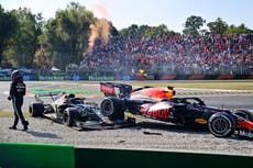 GP de Italia: Carlos Sainz opina sobre el accidente de Hamilton y Verstappen