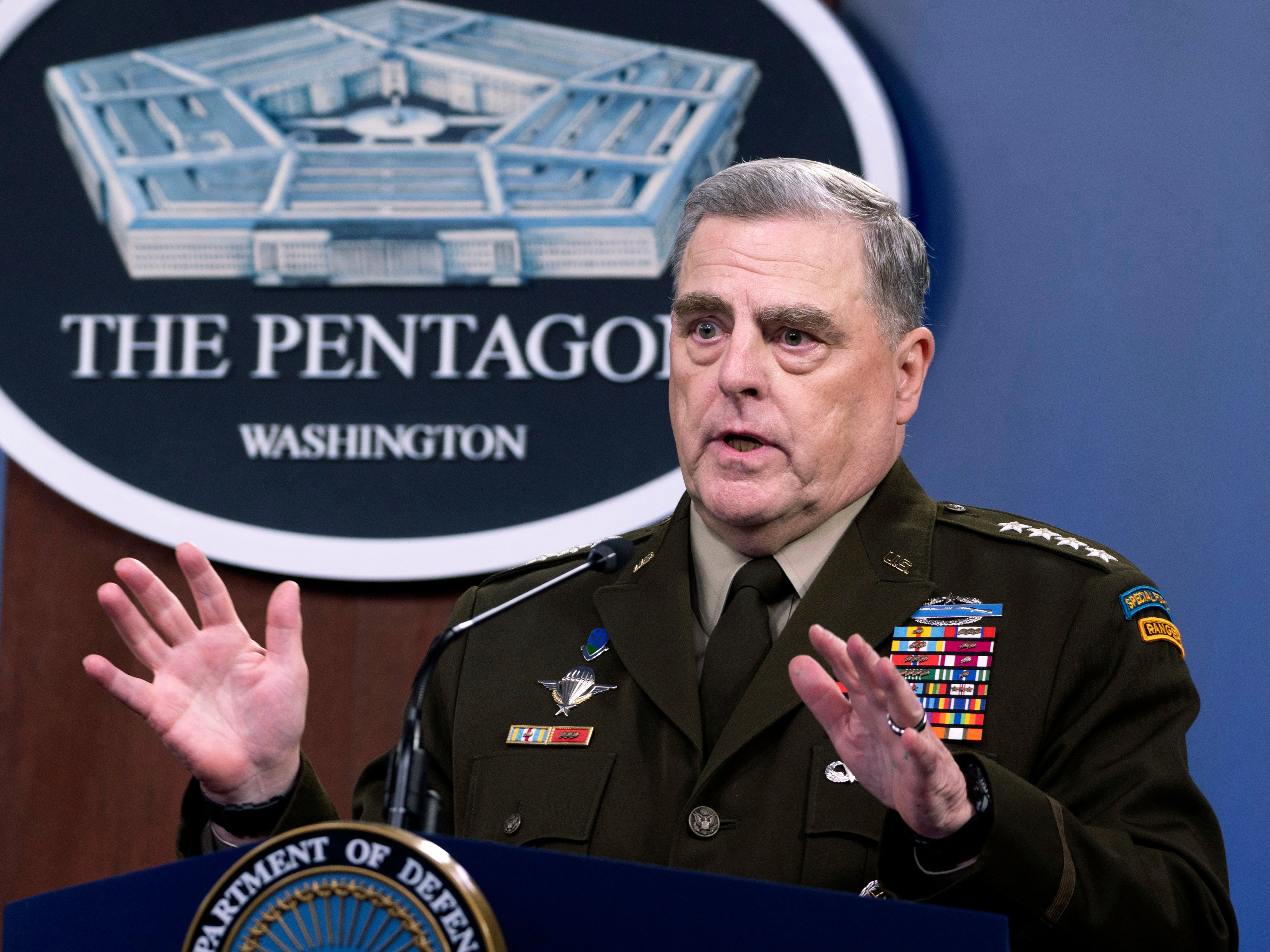 El general Mark Milley da sus primeras declaraciones tras revelarse llamadas a China luego de los disturbios