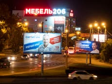 Malestar reina en ciudad rusa en medio de elección
