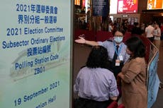 Hong Kong: Votantes eligen a electores con leyes proBeijing