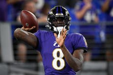 Lamar Jackson lidera a Baltimore, gana a Kansas City