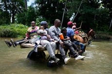 Fotogalería AP: El drama de los migrantes haitianos en EEUU