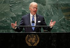 ONU: Biden exhorta a tomar medidas contra cambio climático