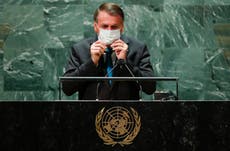 Ira en Brasil después de que esposa de Bolsonaro se vacunó en viaje a la ONU pese a retórica antivacunas