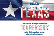 Chicago le da la vuelta a los republicanos de Texas con anuncios que instan a empresas y trabajadores a huir de nuevas leyes sobre el aborto