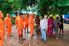 Un ciclón inunda partes de la costa oriental de India