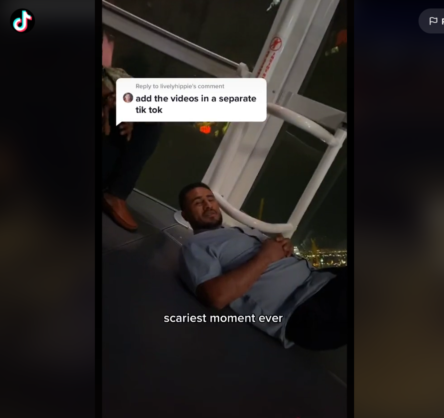 Las Vegas: Usuarios comparten videos del momento aterrador en que quedan atrapados en una rueda de la fortuna