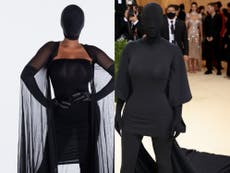 Vestuario de la Met Gala de Kim Kardashian se convierte en un disfraz de Halloween