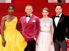 No Time To Die: Daniel Craig, Lashana Lynch, Léa Seydoux y Cary Joji Fukunga,  llegan para el estreno