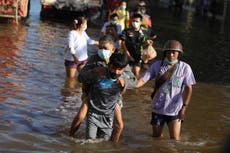 Amenaza de inundaciones se cierne sobre capital tailandesa