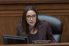 AOC critica el tweet del republicano Paul Gosar sobre el ‘espeluznante’ video de Attack on Titan