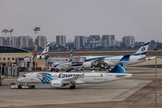 Aerolínea egipcia realiza primer vuelo a Israel