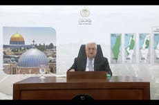 Mahmud Abás recibe al ministro de Salud israelí