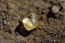 Pareja de California encuentra un diamante de 4,38 quilates en Arkansas Park