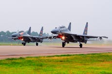 China envía aviones hacia Taiwán en exhibición de fuerza