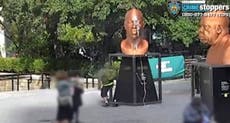 Vandalizar la estatua de George Floyd muestra que el racismo es tan estadounidense como las hamburguesas