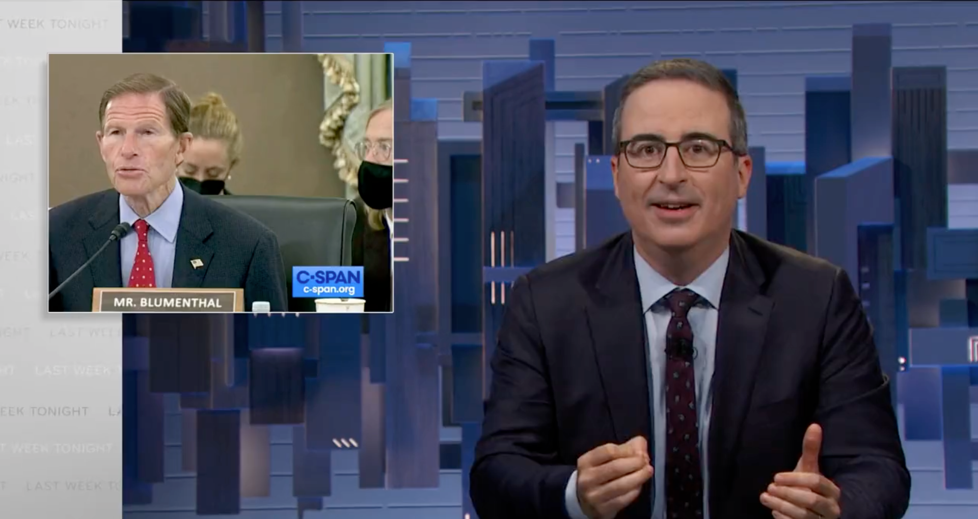 Pregunta de senador sobre “Finsta” atrae bromas de John Oliver tras caída de Facebook