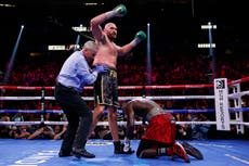 Fury detiene a Wilder en el 11mo en duelo de pesos pesados