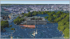 El Palacio de Buckingham es uno de los monumentos que corre peligro por inundaciones por cambio climático