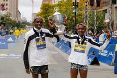 Kenia arrasa en el regreso del maratón de Boston