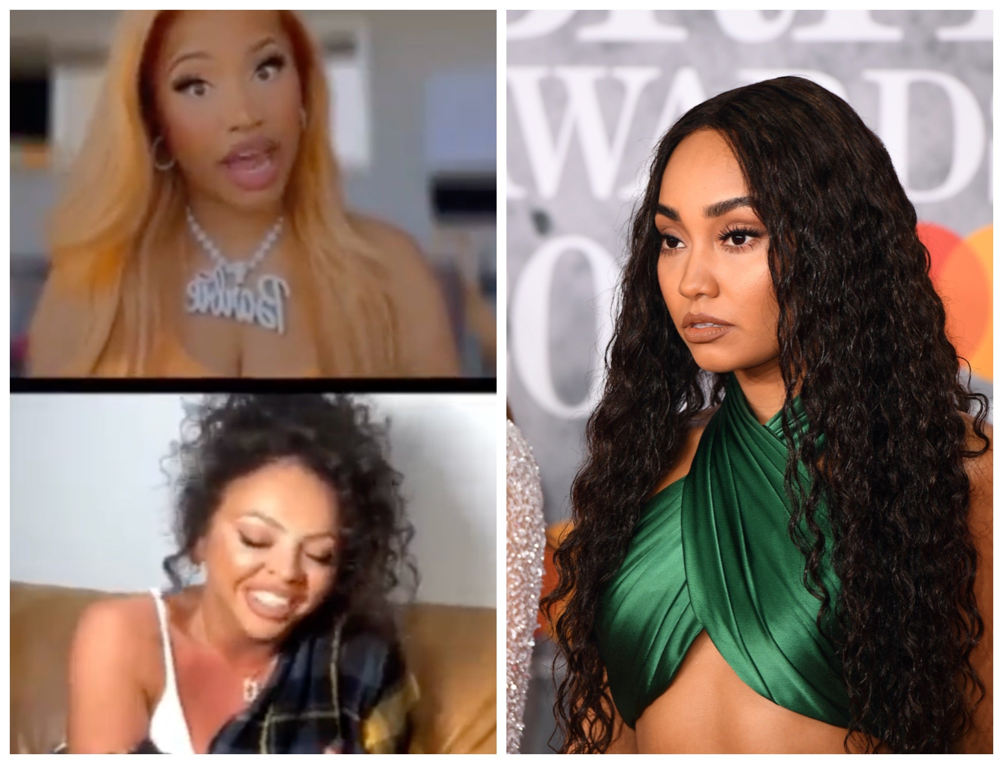 Critican a Jesy Nelson y Nicki Minaj por “burlarse” de Leigh-Anne Pinnock en Instagram Live