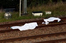 Francia: Mueren tres migrantes tras ser atropellados por un tren