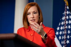 Psaki lanza ataque de insurrección a Trump mientras rechaza preguntas de periodistas sobre privilegio ejecutivo