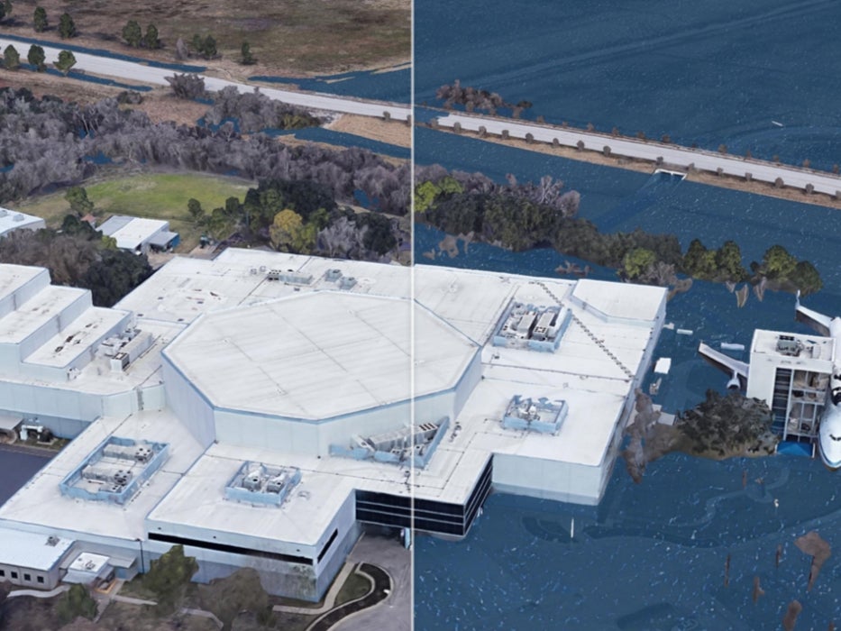 Imágenes muestran un aumento dramático del nivel del mar en Estados Unidos si la crisis climática aumenta