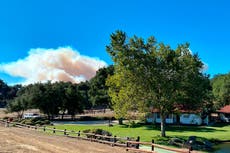 California: rancho que fue propiedad de Ronald Reagan es amenazado por un incendio