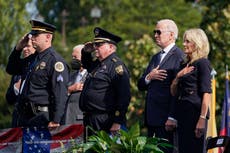“Gracias a ustedes la democracia sobrevivió”: Biden elogia a la policía por “poner sus cuerpos en peligro” para detener disturbios proTrump
