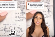 Cliente hizo llorar a mesera de Hooters al dejar una nota grosera y sin propina por una cuenta enorme