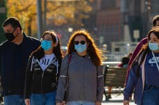 Máscaras y actividades al aire libre son la mejor manera de hacer que reuniones navideñas sean seguras, dicen los CDC