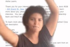 Mujer hispana afirma que le ofrecieron una entrevista de trabajo en Trader Joe’s tras afirmar ser caucásica