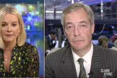 ‘No tienes ni idea’: locutora corrige a Nigel Farage tras hacer comentarios sobre la historia de Irlanda