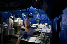 China capacita a enfermeras para situaciones de combate relacionadas con desembarco en una isla