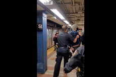 Alcalde de Nueva York critica a policías que sacaron a pasajero del metro después de que pidiera usaran sus cubrebocas