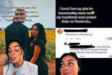 Adolescente acosada por adultos por el vestido inspirado en la princesa Diana que usó para baile