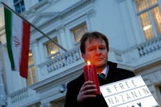 En huelga de hambre esposo de británica detenida en Irán