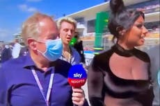 La F1 introduce la ‘cláusula Martin Brundle’ para paseos por la parrilla tras desaire de Megan Thee Stallion