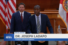 Cirujano general de Florida defiende su negativa a portar cubrebocas durante reunión con Tina Polsky