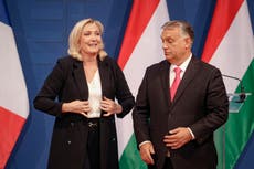 Le Pen visita Hungría para reforzar posturas nacionalistas