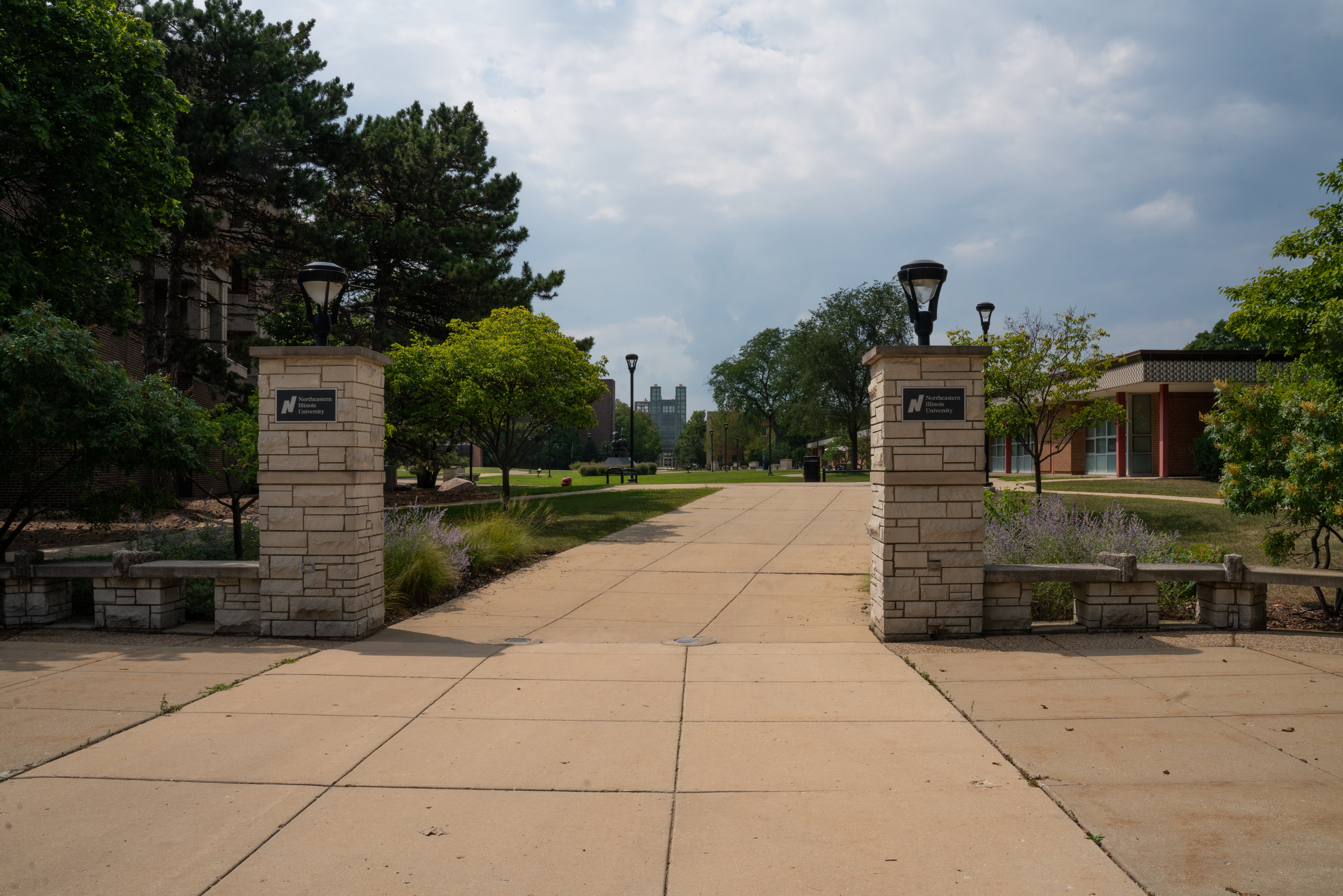 En Northeastern Illinois University, como en muchas otras universidades públicas en el país, los estudiantes blancos son más propensos que los estudiantes negros y latinos a poder graduarse. Camilla Forte/The Hechinger Report