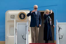 Joe Biden viaja al exterior sumido en problemas internos
