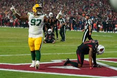 Packers acaban con la condición invicta de Cardinals