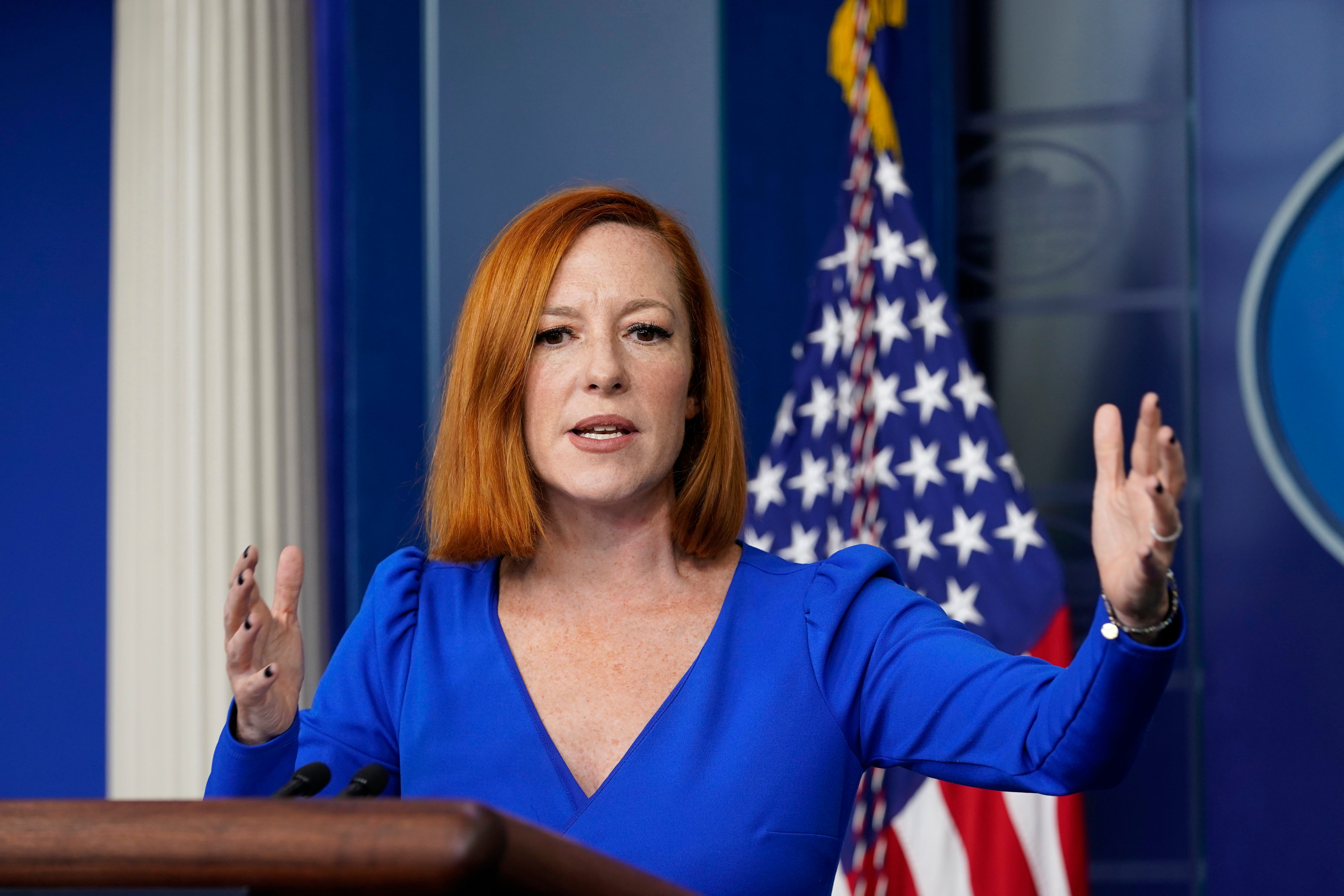Psaki suspira cuando reportero de Fox pregunta por qué Biden sugirió que Rittenhouse era “supremacista blanco”