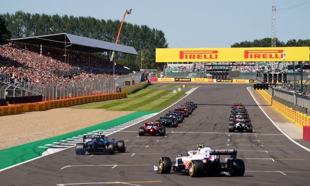 La carrera de velocidad se presentó por primera vez en Silverstone en julio (Tim Goode/PA)