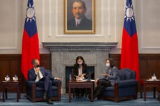 Una delegación de la UE se reúne con la presidenta de Taiwán