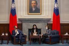 Una delegación de la UE se reúne con la presidenta de Taiwán